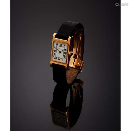 Cartier, Bec d'aigle, n° 49xxx, vers 1955 Une rare montre re...