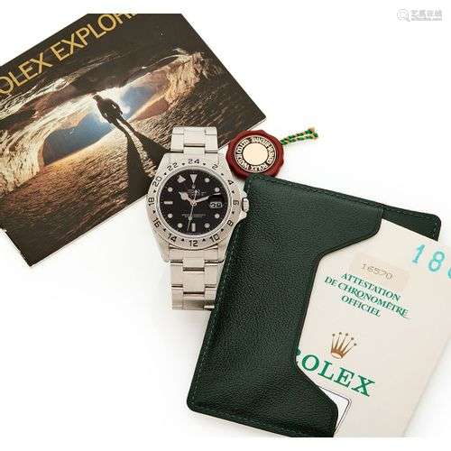 Rolex, Explorer II, Ref 16570, n° S85xxxx, garantie d'origin...