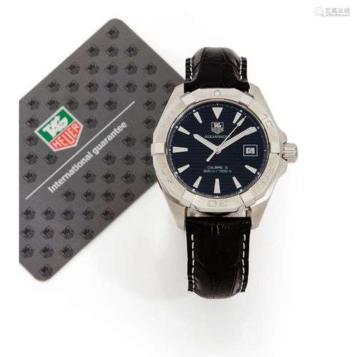 Tag Heuer, Aquaracer Calibre 5, Ref WAY2110, n° RZM0185, gar...