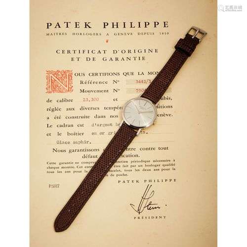 Patek Philippe, Calatrava, Ref 3442/1, n° 2525xxx, Mvt 7904x...