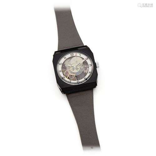Tissot, Astrolon, vers 1971 Une rare montre en plastique ult...