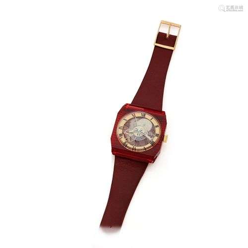 Tissot, Astrolon, vers 1971 Une rare montre en plastique ult...