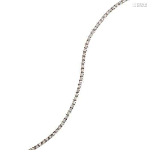 BRACELET EN DIAMANT, diamants ronds de taille brillante, poi...