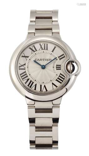 UNE MONTRE-BRAcelet CARTIER BALLON BLEU QUARTZ, boîtier en a...