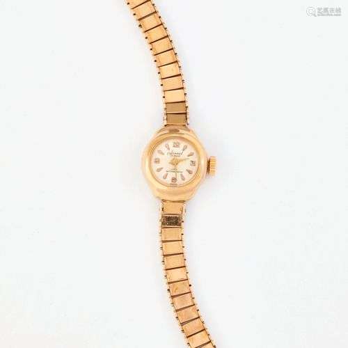 MONTRE PENDANT EN OR 9 CARATS ACCURIST, Birmingham 1958, mou...