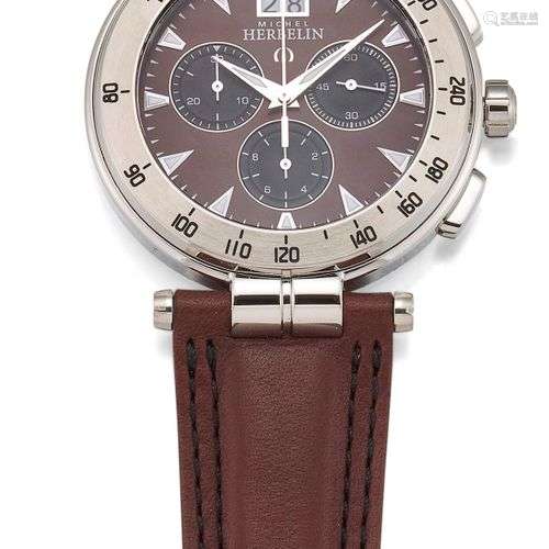 UNE MONTRE MICHEL HERBELIN NEWPORT STRAP en acier pour GENTS...