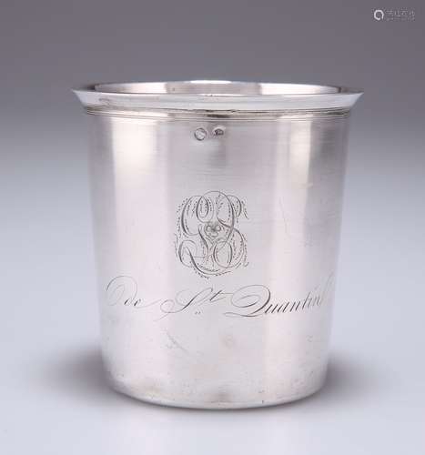 UN BEAKER FRANÇAIS EN ARGENT, par Pierre Fondary, Paris, c.1...