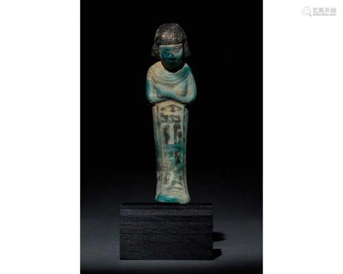 EGYPTIAN INSCRIBED SHABTI OF PA-DI-KHONSU - TRANSLATED