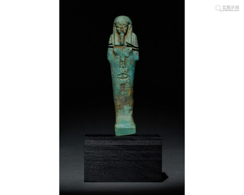 EGYPTIAN INSCRIBED SHABTI