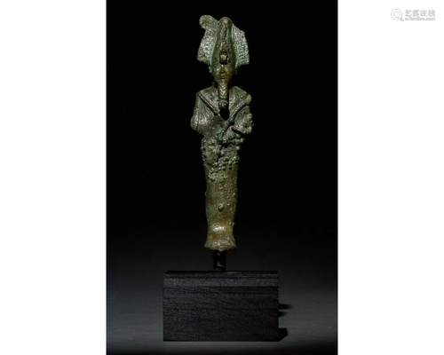 EGYPTIAN BRONZE VOTIVE OSIRIS