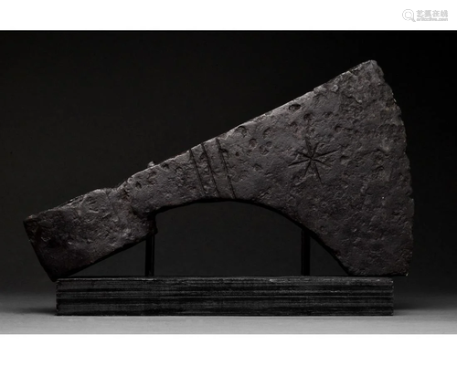 VIKING IRON BATTLE AXE HEAD