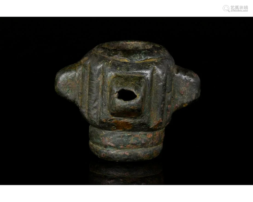 MEDIEVAL BRONZE MACE HEAD