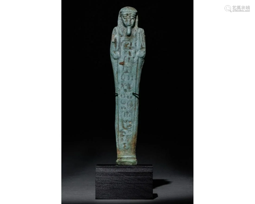 EGYPTIAN FAIENCE SHABTI