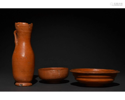 ROMAN TERRA SIGILLATA VESSELS COLLECTION