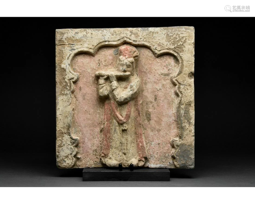 RARE CHINESE SONG DYNASTY TERRACOTTA BRICK