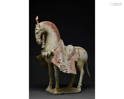 CHINESE NORTHERN WEI TERRACOTTA HORSE - TL TESTED