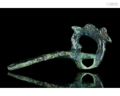 SCYTHIAN BRONZE ZOOMORPHIC FITTING