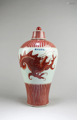 Chinese Porcelain Meiping Vase