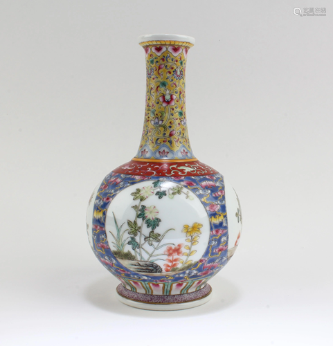 Chinese FaLangCai Porcelain Vase