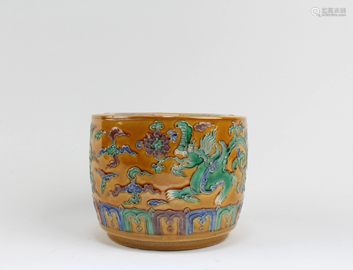 Chinese Porcelain Cricket Container