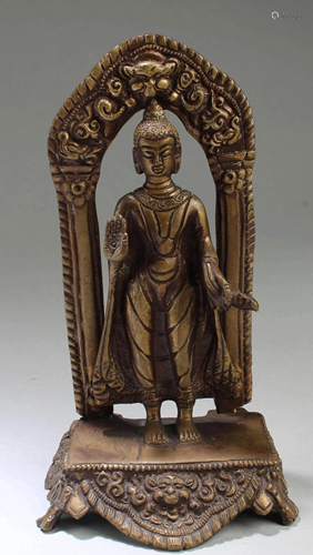 Chinese Bronze Buddha Statue