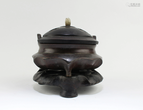 A Bronze Incense Burner