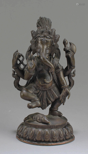 A Bronze Hindu God Shiva as Nataraja Statue