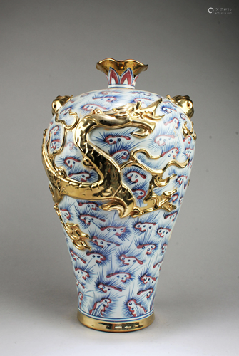 Chinese Porcelain Meiping Vase