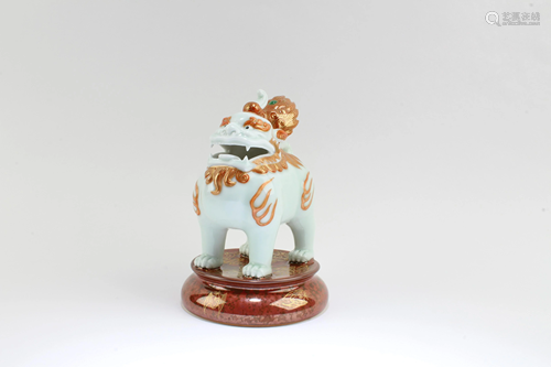 A Porcelain Mythical Beast Figurine