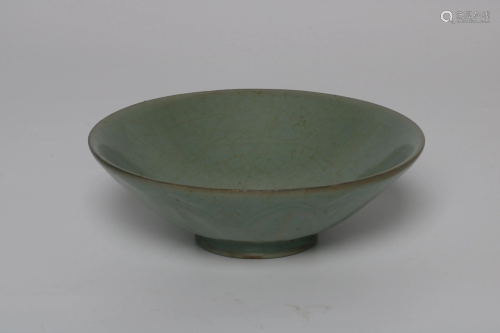 A RUYAO-GLAZED 'LOTUS' BOWL.SONG PERIOD