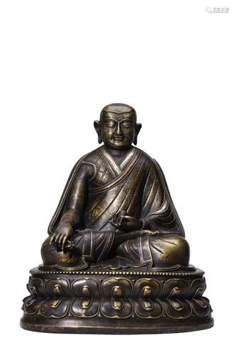 A Sitting Guru Statue