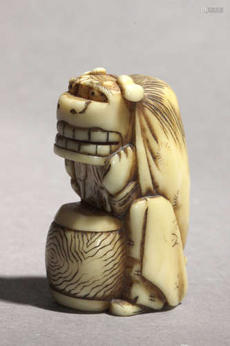 A mid 19th century Japanese netsuke form Edo period