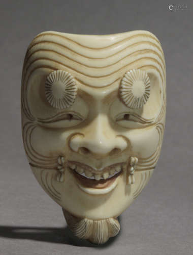 A late 19th century Japanese netsuke from Meiji period, Sign...