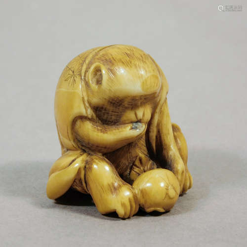 A 19th century Japanese netsuke from Meiji period