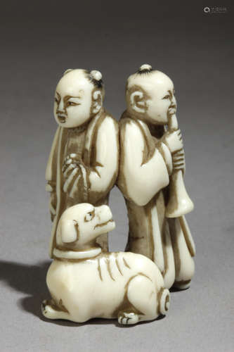 A 19th century Japanese netsuke from Edo period