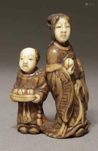 A late 19th century Japanese netsuke from Meiji period