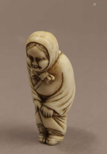 A late 19th century Japanese netsuke from Meiji period