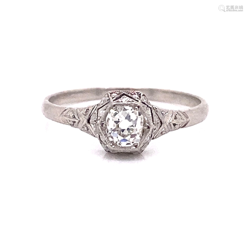 Platinum Diamond Engagement Ring