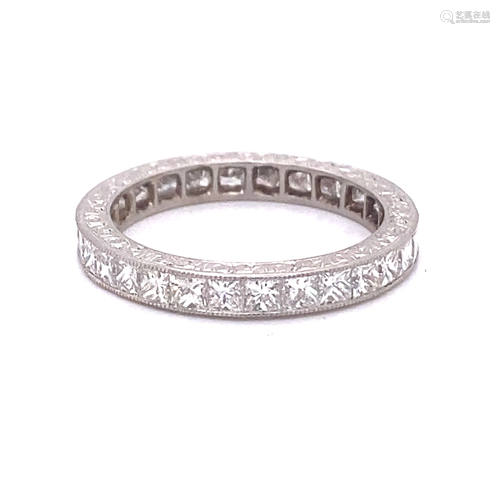 Platinum Eternity Diamond Band