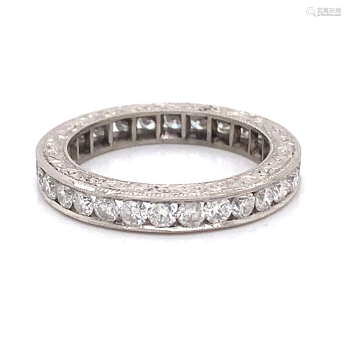 Platinum Diamond Eternity Band