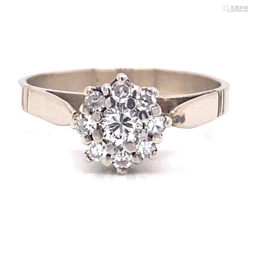1920’ 18K Diamond Ring