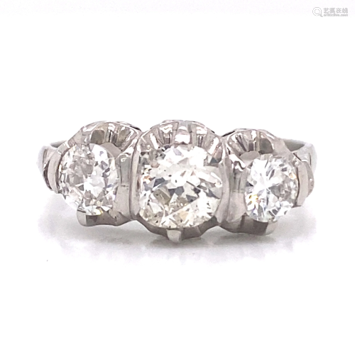1920’ Platinum Diamond Ring