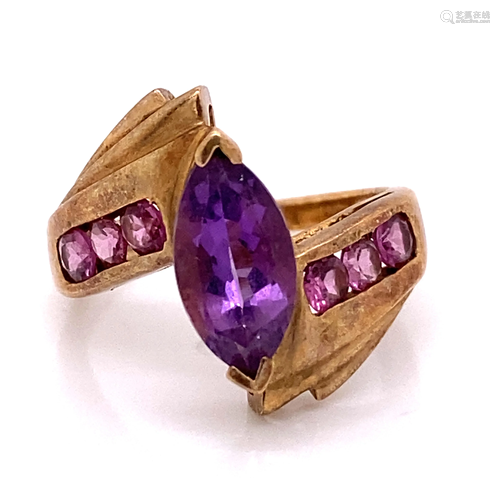 10k Amethyst Ring