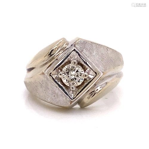 Art Deco 14k Diamond Ring