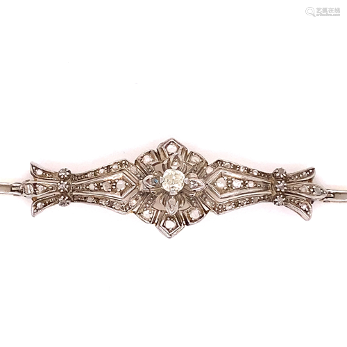 1920’s 18k Diamond Bracelet