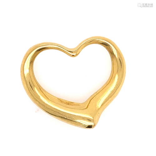 TIFFANY & CO 18k Peretti Heart Pendant