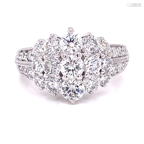 10k Diamond Engagement Ring