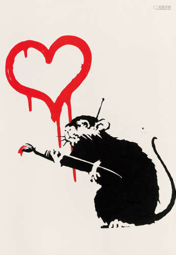 BANKSY Love Rat WCP Reproduction
