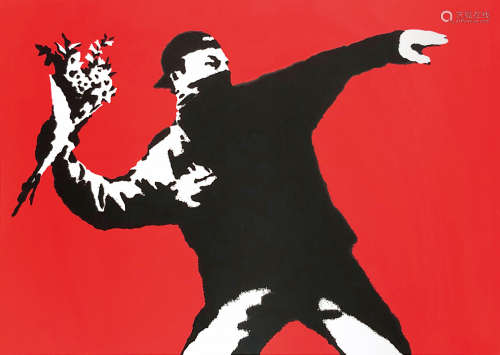 BANKSY Love is in the Air WCP Reproduction