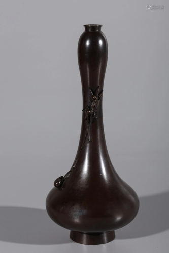 Japanese Bronze Vase